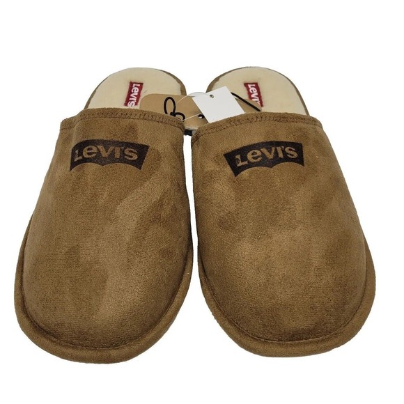 Levi's Other - Levi's Mens Microsuede Comfort Memory Foam Rubber Sole Scuff Slipper Size Large